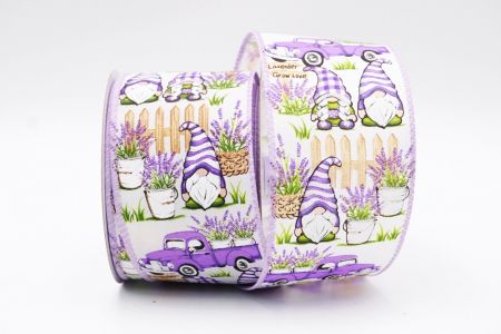 Fairy-tale Lavender And Sunflowers Ribbon_KF7506GC-11-11_purple
